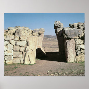 Póster La Puerta del Rey desde las paredes de Hattusas