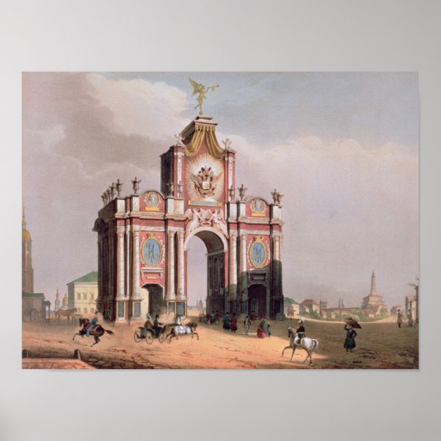 Póster La Puerta Roja de Moscú (Frente)