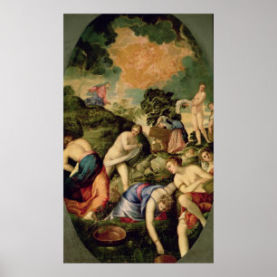 Póster La purificación de las vírgenes midianitas