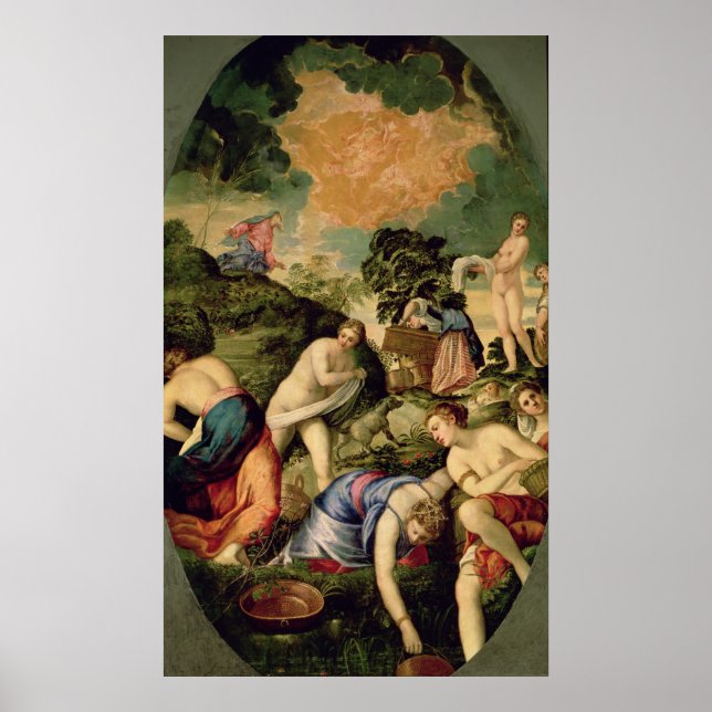 Póster La purificación de las vírgenes midianitas (Frente)