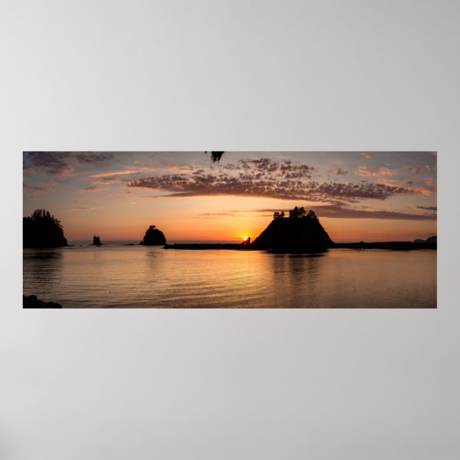 Póster La Push, Washington Panorama (Frente)