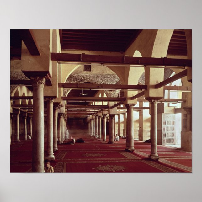 Póster La Qibla Liwan de la mezquita de Al-Azhar (Frente)