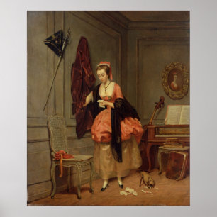 Póster La querida amante, 1846