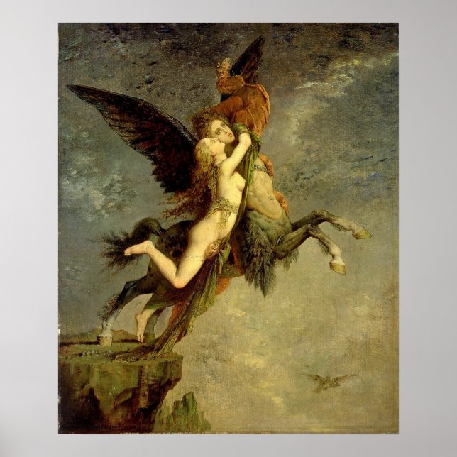 Póster La quimera de Gustave Moreau (Frente)