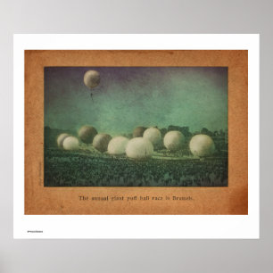 Póster La raza de bola gigante del soplo