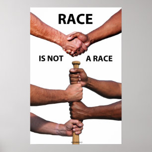 Póster La raza no es un Poster de raza