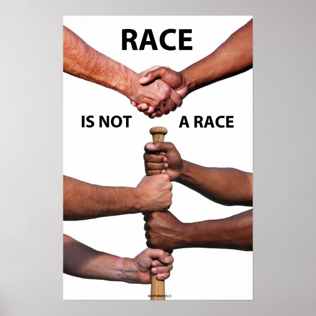 Póster La raza no es un Poster de raza (Frente)