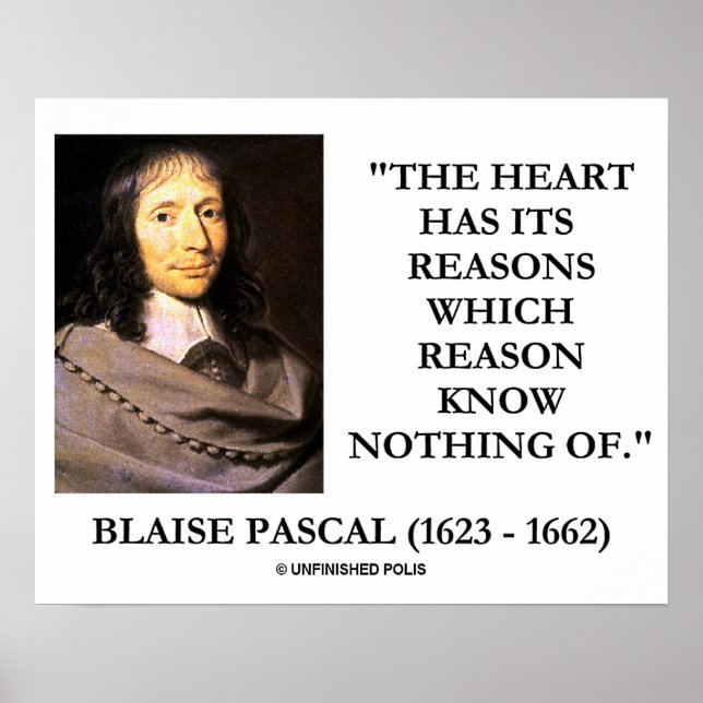 Póster La razón de las razones del corazón de Blaise (Frente)