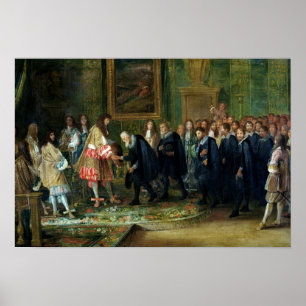 Póster La recepción de los embajadores