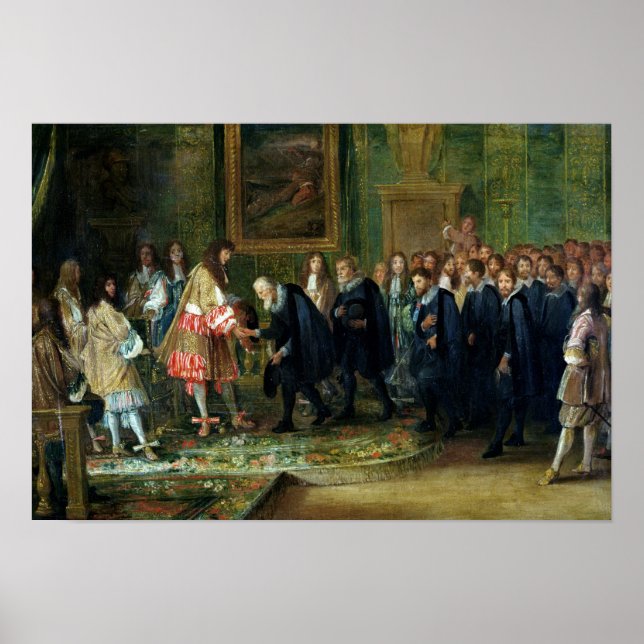 Póster La recepción de los embajadores (Frente)