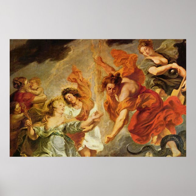Póster La reconciliación final de Marie de' Medici (Frente)