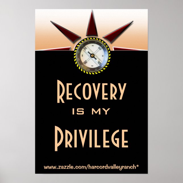 Póster La recuperación es mi privilegio (Frente)