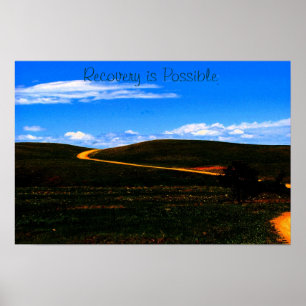 Póster La recuperación es posible por poster/motivación