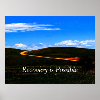Póster La recuperación es posible por poster/motivación
