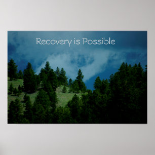 Póster La recuperación es poster posible/V de motivación