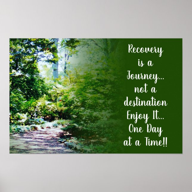 Póster la recuperación es un poster de viaje 25 (Frente)