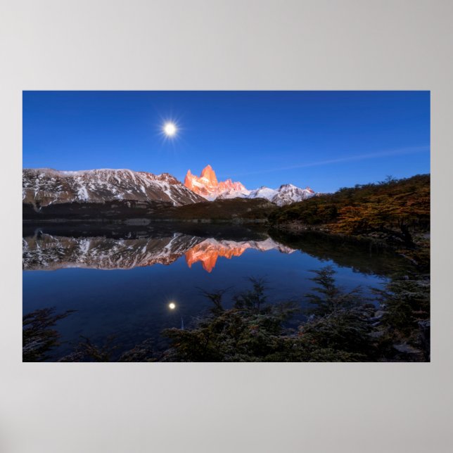 Póster La Reflexión De Fitz Roy (Frente)