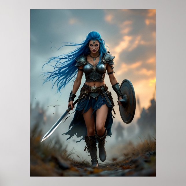 Póster La Reina de la Batalla  (Frente)