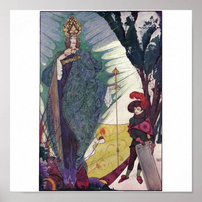 Póster La reina de la nieve (Frente)