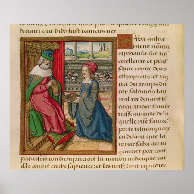 Póster La Reina de Saba (Frente)