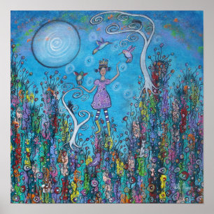 Póster La reina del colibrí