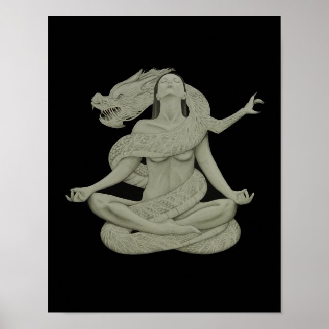 Póster la reina del dragón poster (Frente)