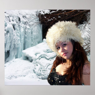 Póster La Reina del Hielo y su Palacio