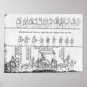 Póster La reina en su litera