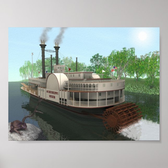 Póster La reina Misisipi (Frente)