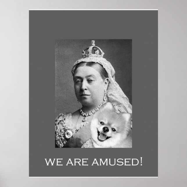 Póster La Reina Victoria está divertida 2 (Frente)