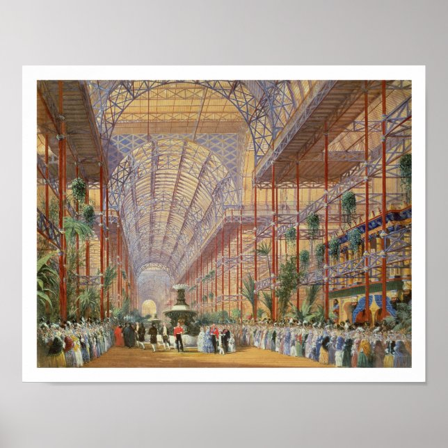 Póster La Reina Victoria inaugura la exposición de 1862 d (Frente)