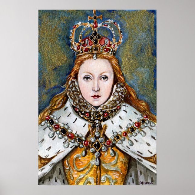 Póster La Reina Virgen (Frente)