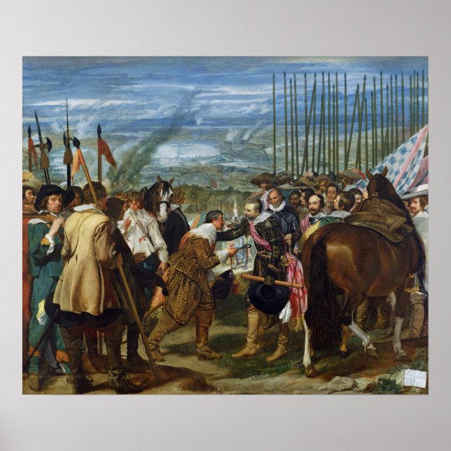 Póster La rendición de Breda, 1625, c.1635 (Frente)