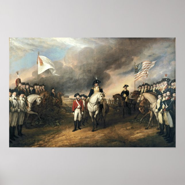 Póster La rendición de Lord Cornwallis (Frente)