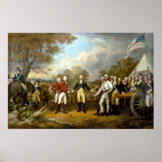 Póster La rendición del general Burgoyne