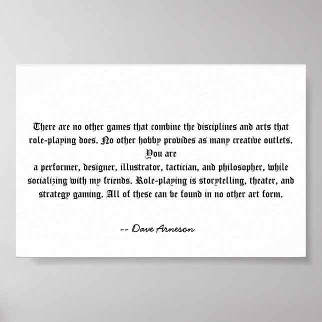 Póster La reproducción de roles es única (Frente)