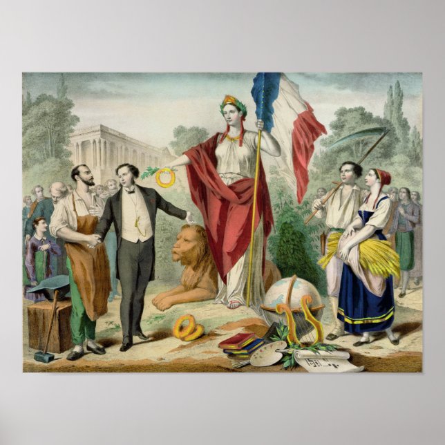 Póster La República Francesa (Frente)