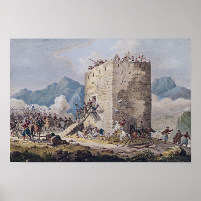 Póster La resistencia de cuarenta rebeldes griegos (Frente)