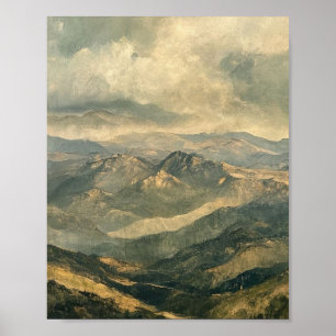 Póster La resonancia silenciosa de cumbres atemporales