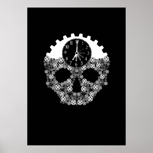 Póster La respiración es sólo un reloj... (Frente)