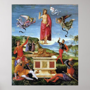 Póster La resurrección de Cristo por Rafael Sanzio