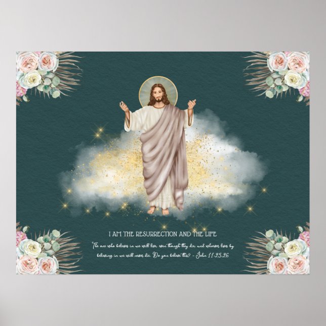 Póster La resurrección de Jesucristo - Pascua (Frente)