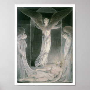 Póster La resurrección: Los ángeles derramando la piedra