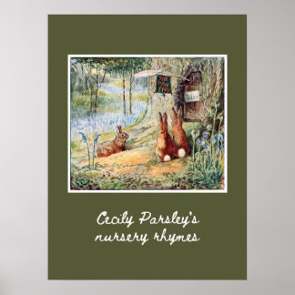 Póster La retirada de conejos