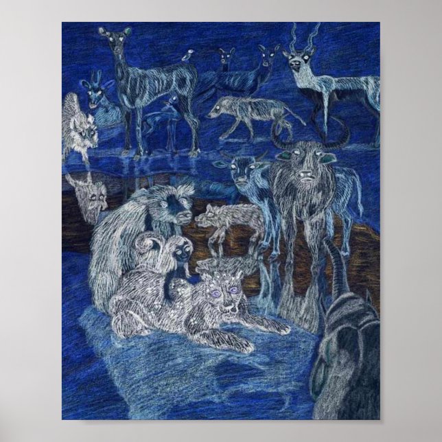 Póster La reunión de animales (Frente)