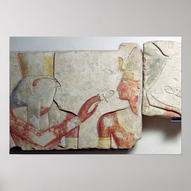 Póster La reunión del faraón y de Horus (Frente)