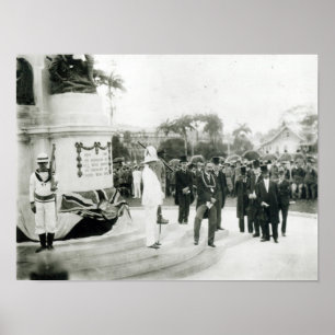 Póster La revelación del monumento de guerra