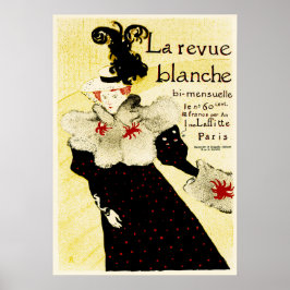 Póster LA REVUE BLANCHE Revista Paris Toulouse Lautrec