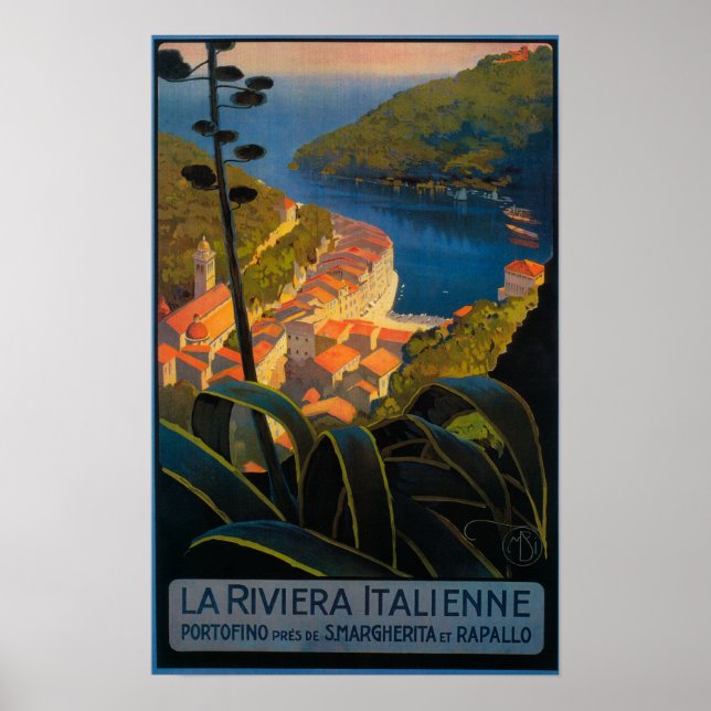 Póster La riviera italiana (Frente)