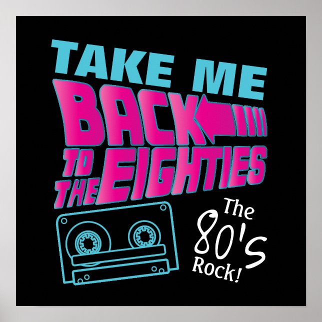 Póster La roca de los años 80 (Frente)